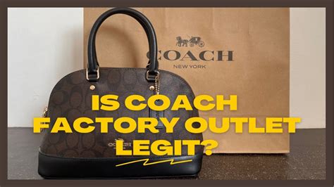 is coach outlet legitimate